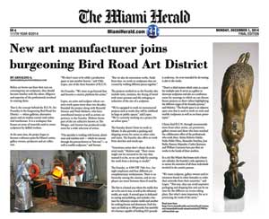 New art manufacturer joins burgeoning Bird Road Art District